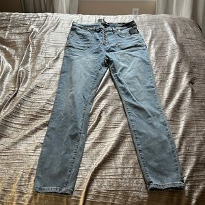 High rise skinny jeans
